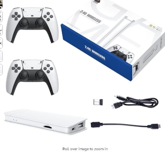 Game Stick, Retro Handheld Game Console with 19,000 Games, HD 4K 64G Plug and Play Video Games for TV