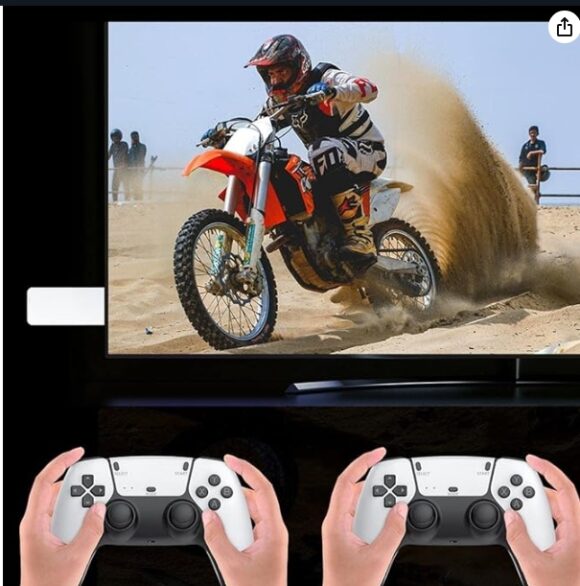 Game Stick, Retro Handheld Game Console with 19,000 Games, HD 4K 64G Plug and Play Video Games for TV - Image 2