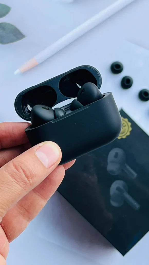 AIRPODS Pro 2 gen (Black Edition) with Charging Case | Active Noise Cancellation | Charging Cable Compatible with iOS/Android