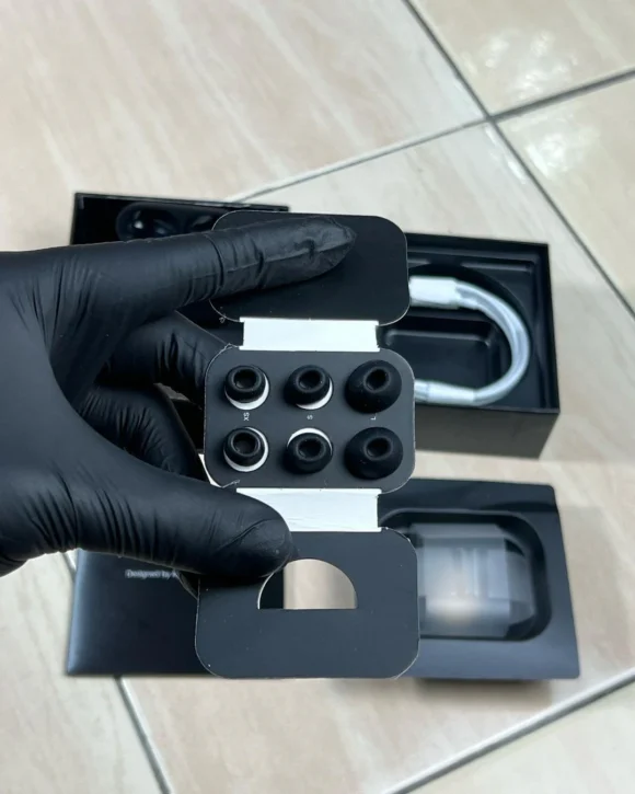 AIRPODS Pro 2 gen (Black Edition) with Charging Case | Active Noise Cancellation | Charging Cable Compatible with iOS/Android - Image 3