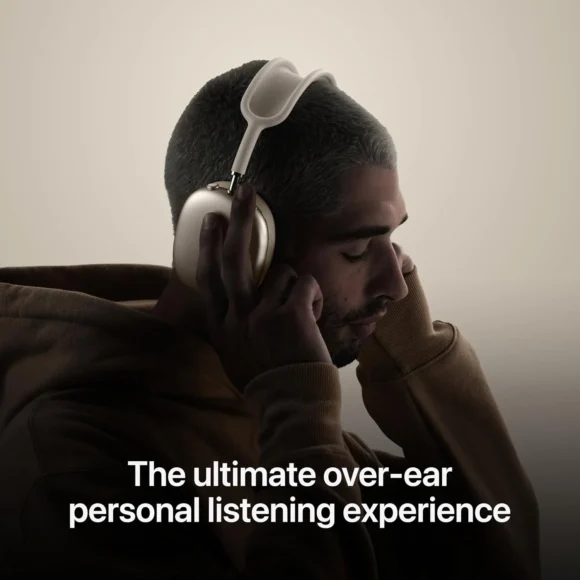 Headphones AirPods Max Wireless Over-Ear Headphones, Pro-Level Active Noise Cancellation, Transparency Mode, Personalised Spatial Audio, USB-C Charging, Bluetooth Headphones Premium Quality - Image 2