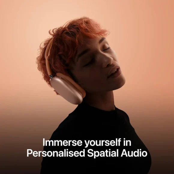 Headphones AirPods Max Wireless Over-Ear Headphones, Pro-Level Active Noise Cancellation, Transparency Mode, Personalised Spatial Audio, USB-C Charging, Bluetooth Headphones Premium Quality - Image 3