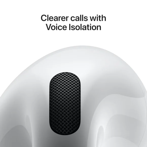 Airpodss 4 Wireless Earbuds, Bluetooth Headphones, with, Adaptive Audio, Transparency Mode, ANC, Personalised Spatial Audio, USB-C Charging Case, Wireless Charging, H2 Chip - Image 5