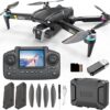 Drone With Camera For Beginner 1080p, Brushless Drones With Screen On Controller, No FAA, Under 249g, Beginner Drone With Altitude Hold, One Key Take Off/Land, 360 Flips,Trajectory Flight, 2 Batteries